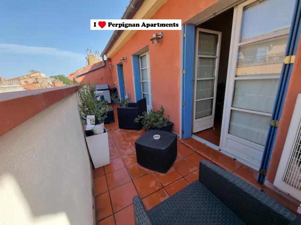 I Love Perpignan Duplex Terrasse 외부 사진